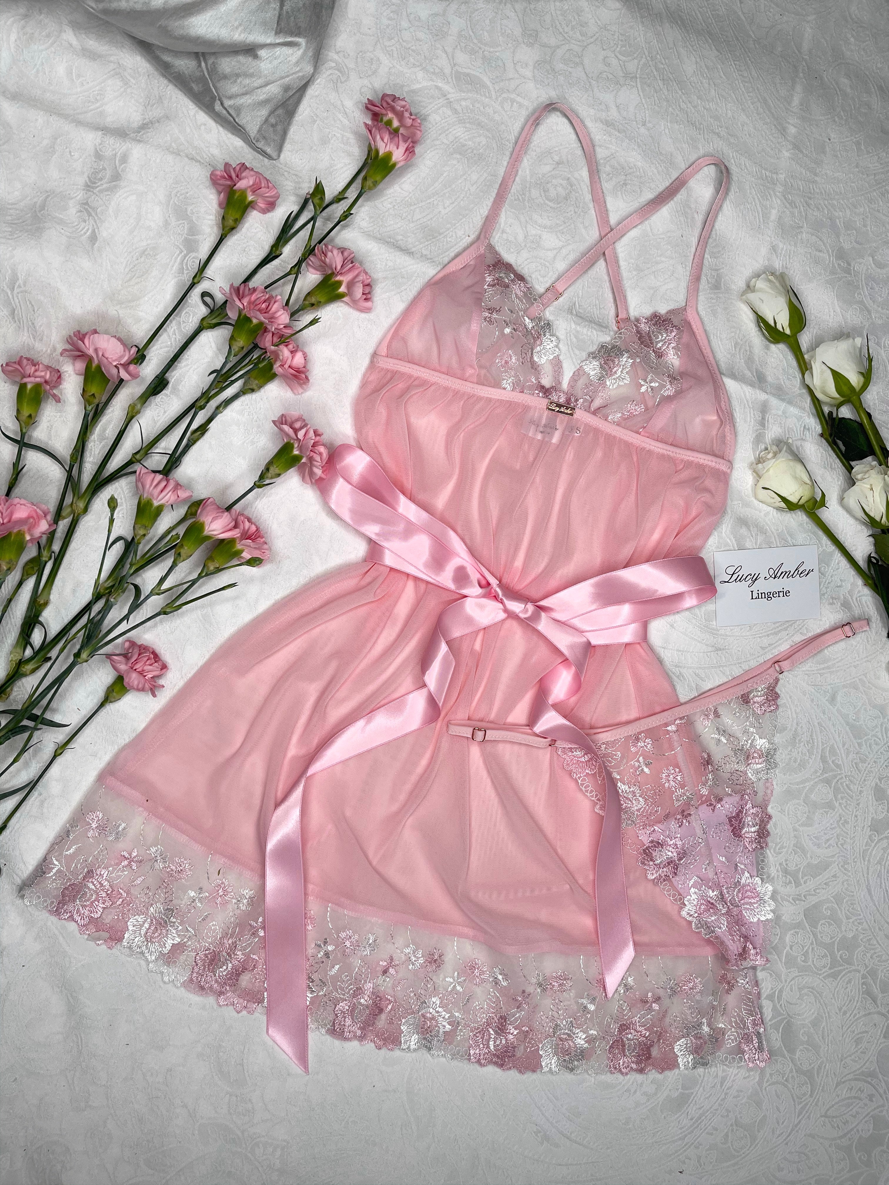 Ophelia Babydoll and Thong Set – Lucy Amber Lingerie