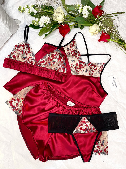 Valentina Night And Lingerie Set