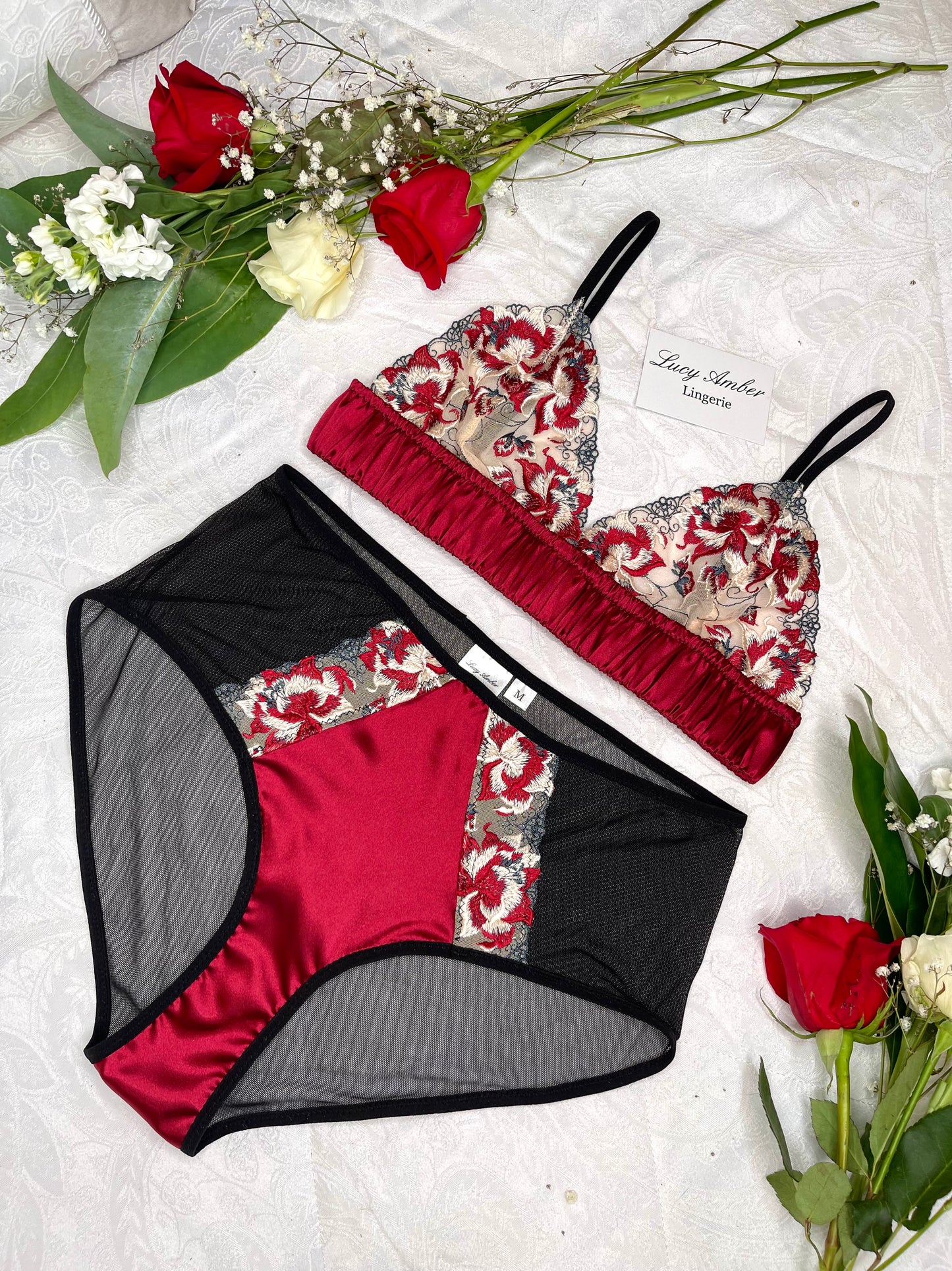 Valentina Briefs Lingerie Set