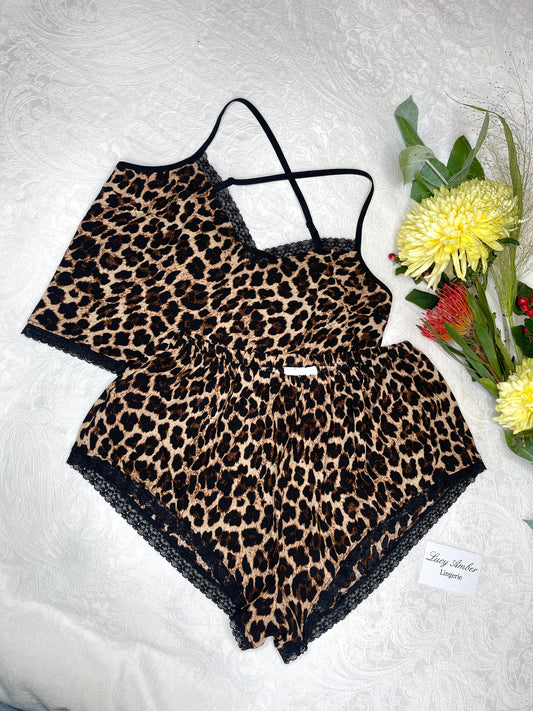 Leopard Print Night Set