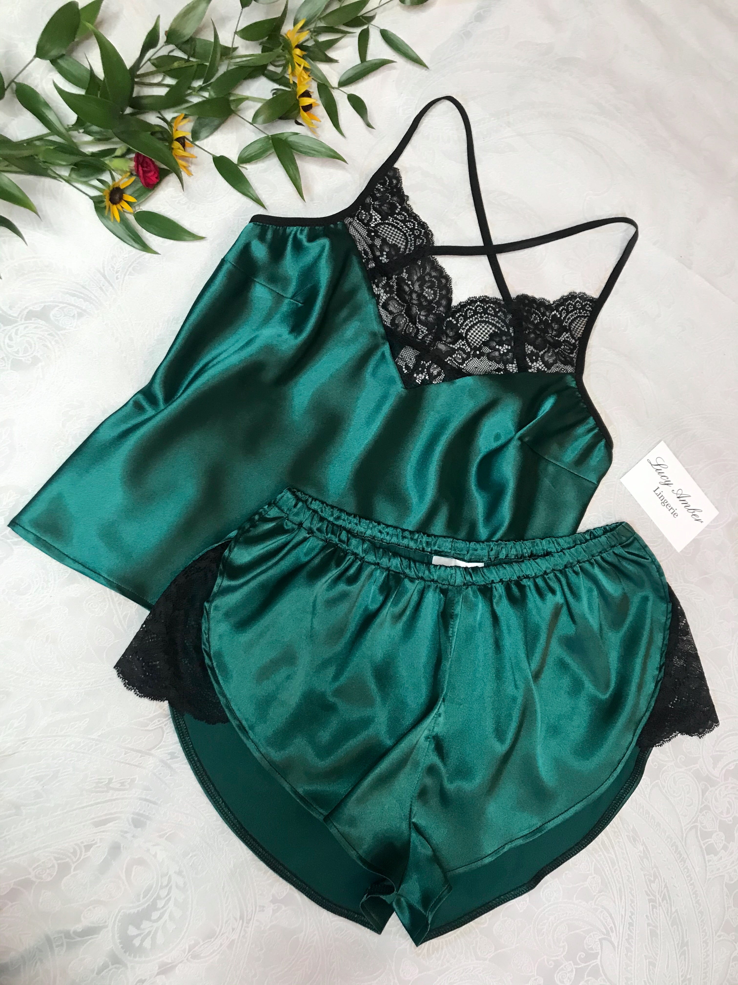 Green Eleanor Collection – Lucy Amber Lingerie